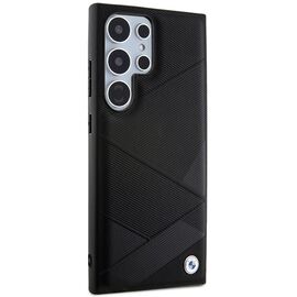 BMW BMHCS24L23RCGPK S24 Ultra S928 black/black hardcase Signature Leather Crossing Lines Pattern