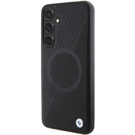 BMW BMHMS24S23RTPK S24 S921 black/black hardcase Signature Leather Half Textured &amp; Circle MagSafe