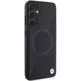 BMW BMHMS24S23RTPK S24 S921 black/black hardcase Signature Leather Half Textured &amp; Circle MagSafe