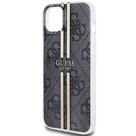 Guess IML 4G Gold Stripe case for iPhone 15 Plus / 14 Plus - black - Apple Cases - Cases - Techbox