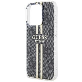 Guess IML 4G Gold Stripe case for iPhone 15 Pro - black - Apple Cases - Cases - Techbox