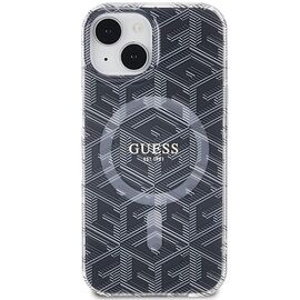 Guess IML GCube MagSafe case for iPhone 15 Plus / 14 Plus - black | Techbox