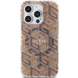 Guess IML GCube MagSafe case for iPhone 15 Pro - brown | Techbox