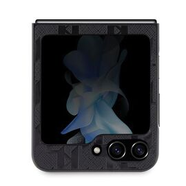 Karl Lagerfeld Saffiano Monogram Choupette Pin case for Samsung Galaxy Z Flip 5 - black | Techbox