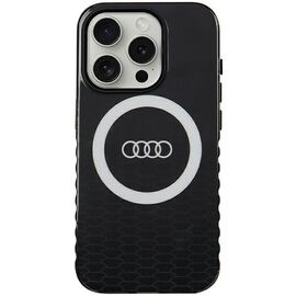 Audi IML Big Logo MagSafe case for iPhone 15 Pro - black | Techbox