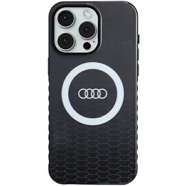 Audi IML Big Logo MagSafe case for iPhone 15 Pro Max - black | Techbox