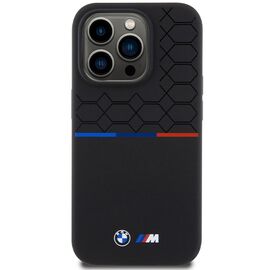 BMW M Silicone Pattern MagSafe case for iPhone 15 Pro - black - Apple Cases - Cases - Techbox