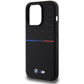 BMW M Silicone Pattern MagSafe case for iPhone 15 Pro - black - Apple Cases - Cases - Techbox