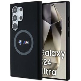 BMW M Silicone Printed Ring MagSafe case for Samsung Galaxy S24 Ultra - black - Samsung Cases - Cases - Techbox