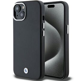 BMW Signature Wrapped Metal MagSafe case for iPhone 15 Plus / 14 Plus - black - Apple Cases - Cases - Techbox
