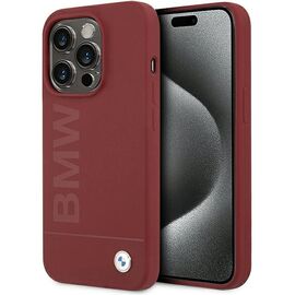 BMW Silicone Big Logo MagSafe case for iPhone 15 Pro - red - Apple Cases - Cases - Techbox