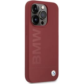 BMW Silicone Big Logo MagSafe case for iPhone 15 Pro - red - Apple Cases - Cases - Techbox
