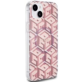 Guess IML GCube MagSafe case for iPhone 15 / 14 / 13 - pink | Techbox