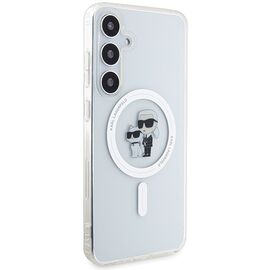 Karl Lagerfeld IML Karl&amp;Choupette MagSafe case for Samsung Galaxy S24 - transparent | Techbox