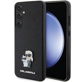 Karl Lagerfeld KLHCS24MPSAKCMPK S24+ S926 hardcase black/black Saffiano Karl &amp; Choupette Metal Pin | Techbox