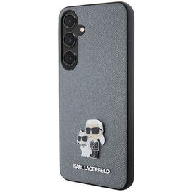 Karl Lagerfeld KLHCS24SPSAKCMPG S24 S921 hardcase gray/gray Saffiano Karl & Choupette Metal Pin | Techbox