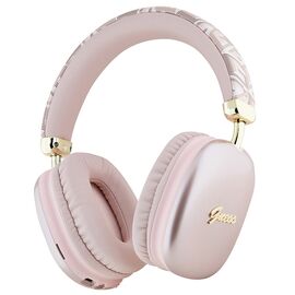 Guess GCube Metallic Script Logo Headphones - Pink - Uncategorized Cases (2) - Cases - Techbox