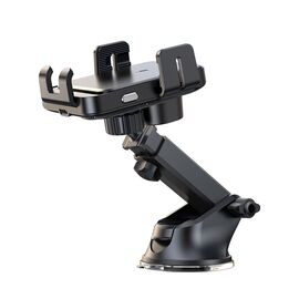 Joyroom JR-ZS219 electric dashboard mount with 15W inductive charger - black | Techbox