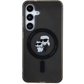 Karl Lagerfeld IML Karl&amp;Choupette MagSafe case for Samsung Galaxy S24 - black | Techbox