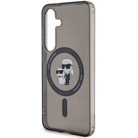 Karl Lagerfeld IML Karl&amp;Choupette MagSafe case for Samsung Galaxy S24 - black | Techbox