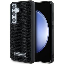 Karl Lagerfeld Rhinestone Metal Logo case for Samsung Galaxy S24+ - black - Samsung Cases - Cases - Techbox