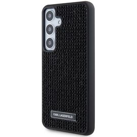 Karl Lagerfeld Rhinestone Metal Logo case for Samsung Galaxy S24+ - black - Samsung Cases - Cases - Techbox