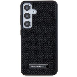 Karl Lagerfeld Rhinestone Metal Logo case for Samsung Galaxy S24+ - black - Samsung Cases - Cases - Techbox