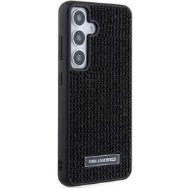 Karl Lagerfeld Rhinestone Metal Logo case for Samsung Galaxy S24+ - black - Samsung Cases - Cases - Techbox
