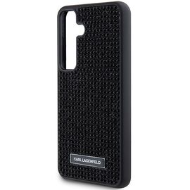 Karl Lagerfeld Rhinestone Metal Logo case for Samsung Galaxy S24+ - black - Samsung Cases - Cases - Techbox