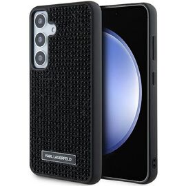 Karl Lagerfeld Rhinestone Metal Logo case for Samsung Galaxy S24 - black - Samsung Cases - Cases - Techbox