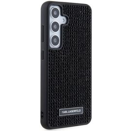 Karl Lagerfeld Rhinestone Metal Logo case for Samsung Galaxy S24 - black - Samsung Cases - Cases - Techbox