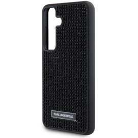 Karl Lagerfeld Rhinestone Metal Logo case for Samsung Galaxy S24 - black - Samsung Cases - Cases - Techbox