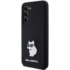 Karl Lagerfeld Silicone Choupette Metal Pin case for Samsung Galaxy S23 - black - Samsung Cases - Cases - Techbox