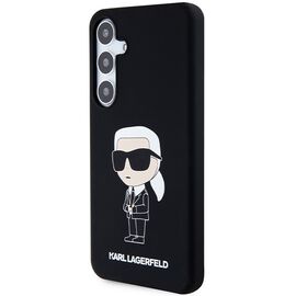 Karl Lagerfeld Silicone Ikonik case for Samsung Galaxy S24 - black - Samsung Cases - Cases - Techbox