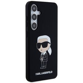 Karl Lagerfeld Silicone Ikonik case for Samsung Galaxy S24 - black - Samsung Cases - Cases - Techbox