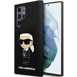Karl Lagerfeld Silicone Ikonik case for Samsung Galaxy S24 Ultra - black - Samsung Cases - Cases - Techbox