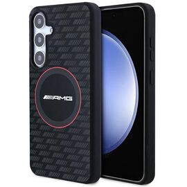 AMG Silicone Carbon Pattern MagSafe case for Samsung Galaxy S24 - black | Techbox