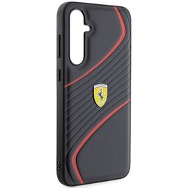 Ferrari Twist Metal Logo case for Samsung Galaxy S23 FE - black | Techbox