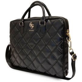 Guess 4G Quilted bag for a 16" laptop - black