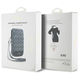 Guess Zip GCube Bottom Stripe phone bag - black
