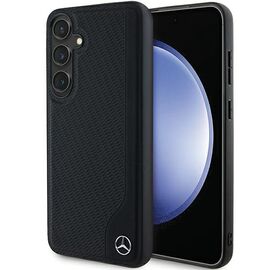 Mercedes Leather Debossed Line MagSafe case for Samsung Galaxy S24 - black - Samsung Cases - Cases - Techbox