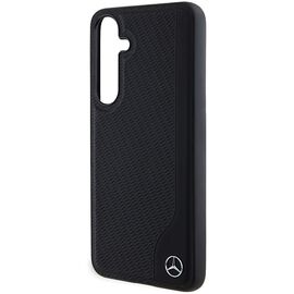 Mercedes Leather Debossed Line MagSafe case for Samsung Galaxy S24 - black - Samsung Cases - Cases - Techbox