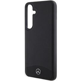 Mercedes Leather Textured &amp; Plain MagSafe case for Samsung Galaxy S24+ - black - Samsung Cases - Cases - Techbox