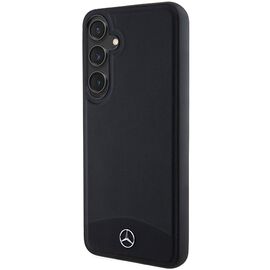 Mercedes Leather Textured &amp; Plain MagSafe case for Samsung Galaxy S24 - black - Samsung Cases - Cases - Techbox