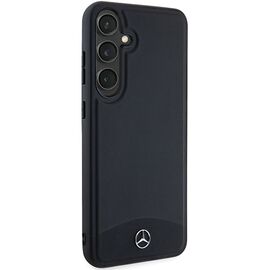 Mercedes Leather Textured &amp; Plain MagSafe case for Samsung Galaxy S24 - black - Samsung Cases - Cases - Techbox