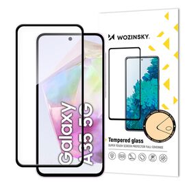 Wozinsky Full Glue Tempered Glass for Samsung Galaxy A35 with black frame - Samsung - Screen & Camera Protection - Techbox
