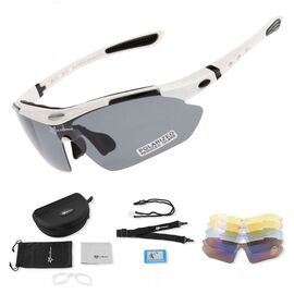 Rockbros 10002 polarizing cycling glasses - white - Bicycle - Sports & Fitness - Techbox