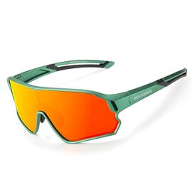 Rockbros 14110009002 polarized cycling glasses for children 8-14 years old - green | Techbox
