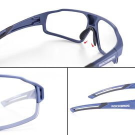 Rockbros SP216BL photochromic UV400 cycling glasses - blue - Bicycle - Sports & Fitness - Techbox