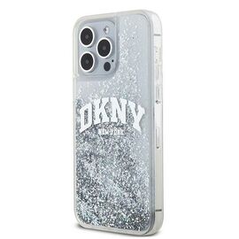 DKNY Liquid Glitter Big Logo case for iPhone 15 Pro - white | Techbox